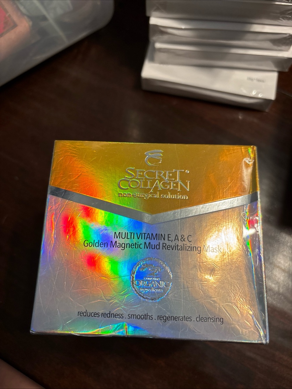 Golden Magnetic Mud Revitalizing Mask - Gold